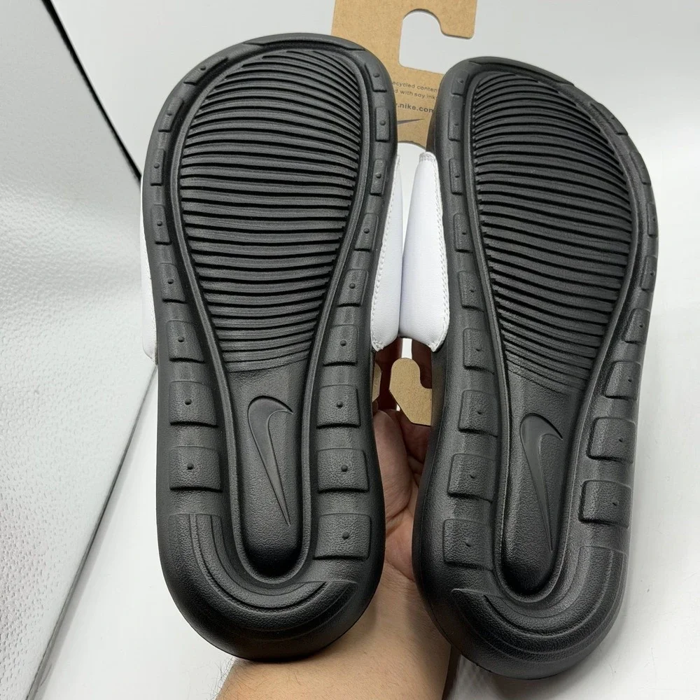 Nike Victori One CN9675-005 Mens Size 8 Black White Slide Synthetic Casual Shoes